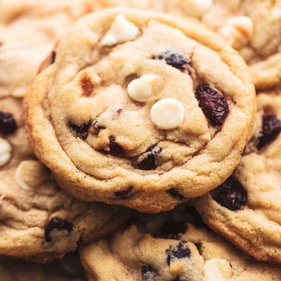 White  Chocolate Cranberry Cookies
