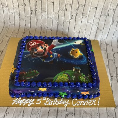 Edible image cake