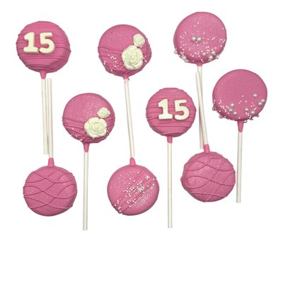 Custom Disc Cake Pops (12 Count, Size Small)