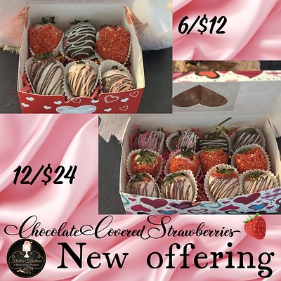 6ct Chocolate Covered Strawberries 