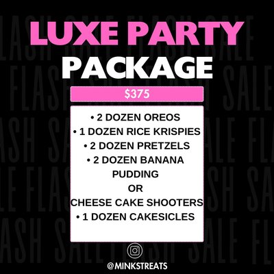 Luxe Party Package