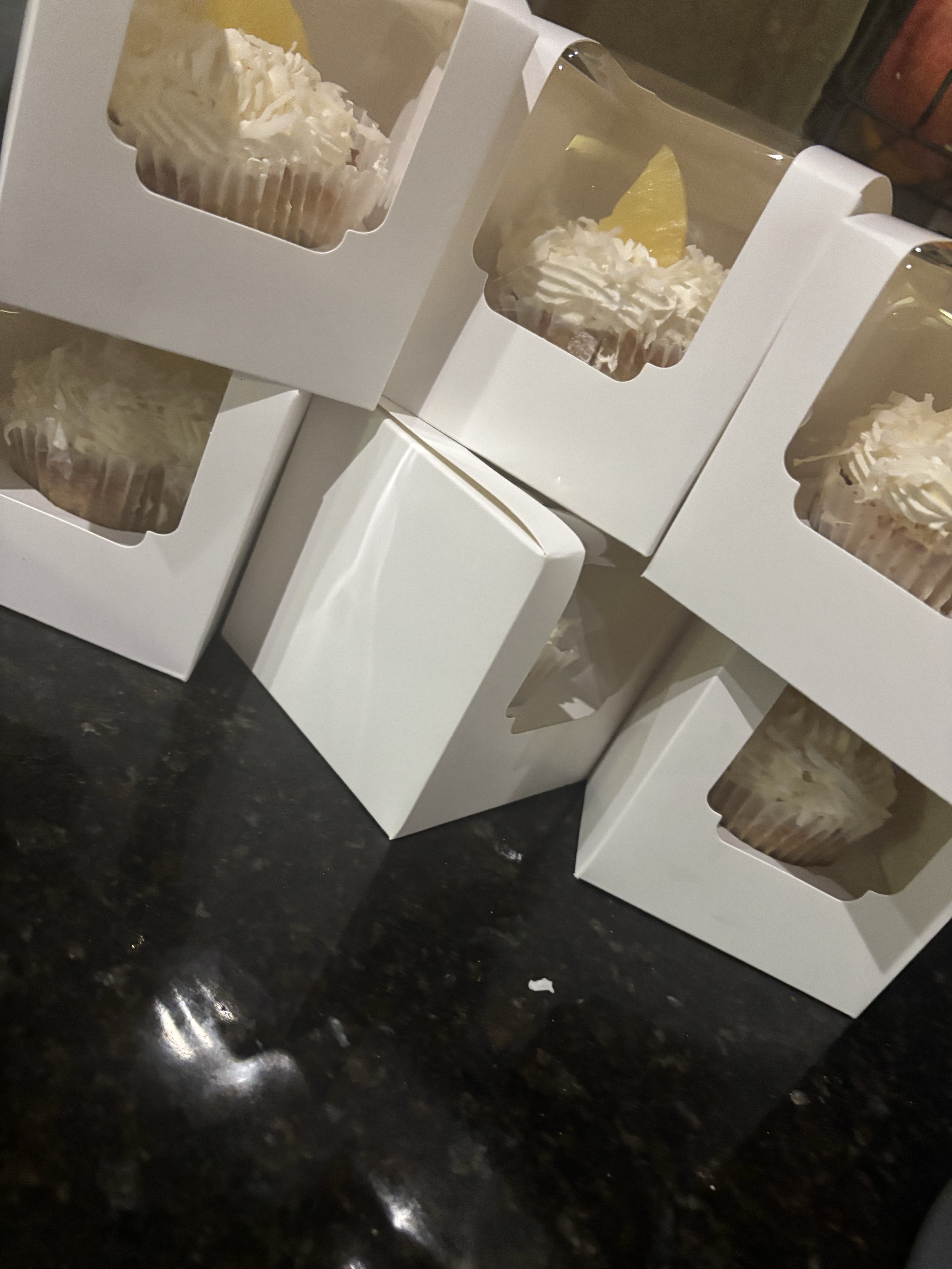 Pineapple Coconut VEGAN cupcakes