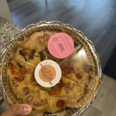 Garden Veggie Sourdough Focaccia 8in Pan