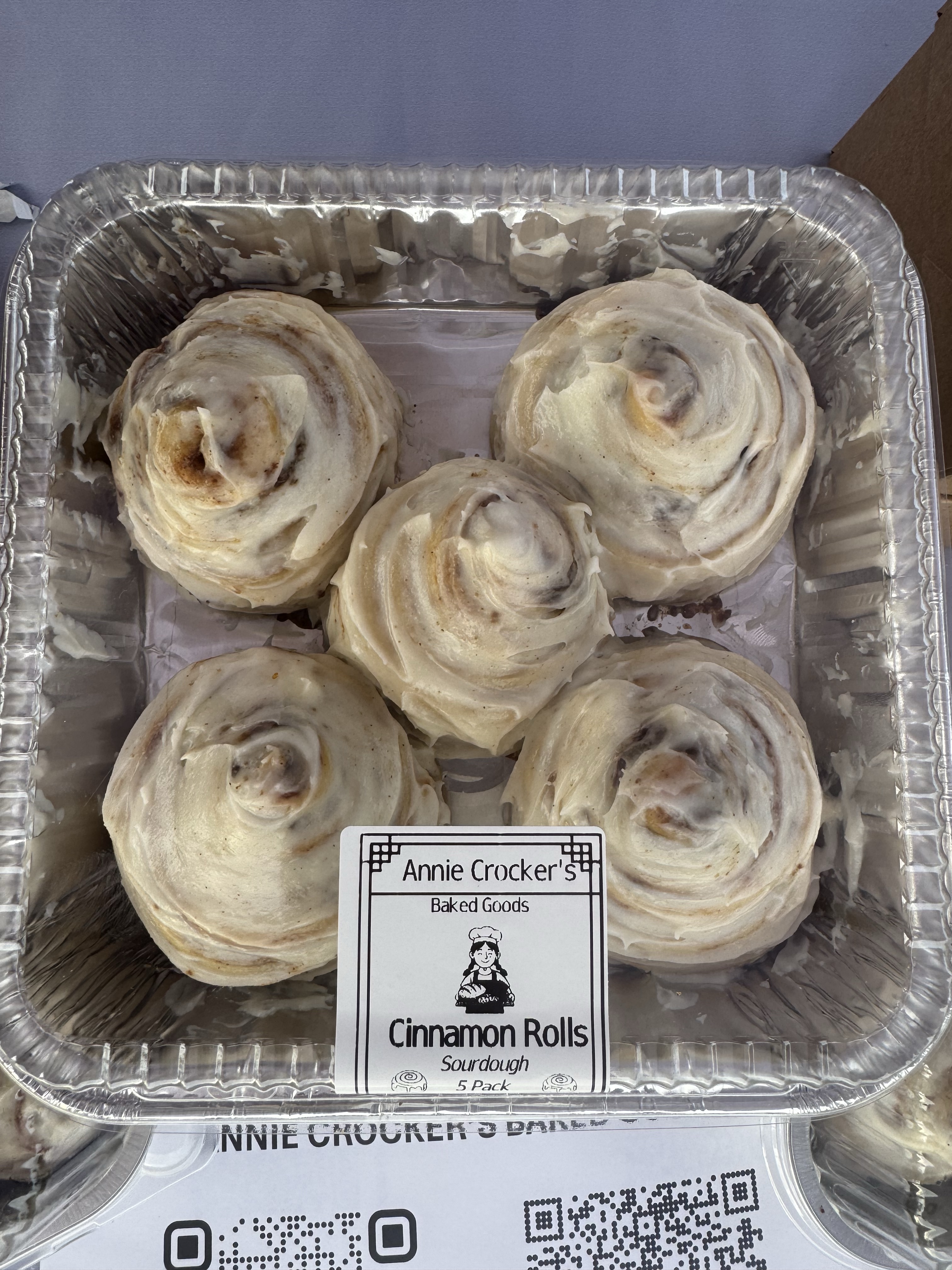 5 Pack Cinnamon Rolls