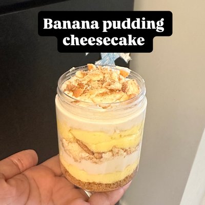 Banana Pudding Cheesecake Jar