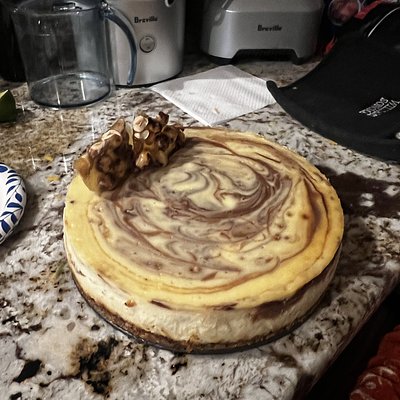 Hazelnut And Caramel Cheesecake - Gluten Free