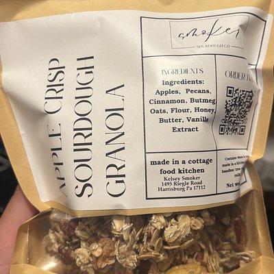Apple Crisp Sourdough Granola 