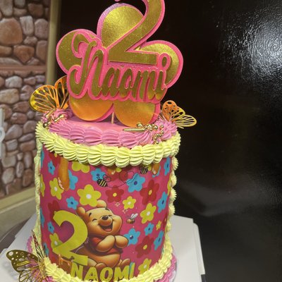 Custom Double Barrel Birthday Cake – 6” | Personalized Theme + Topper