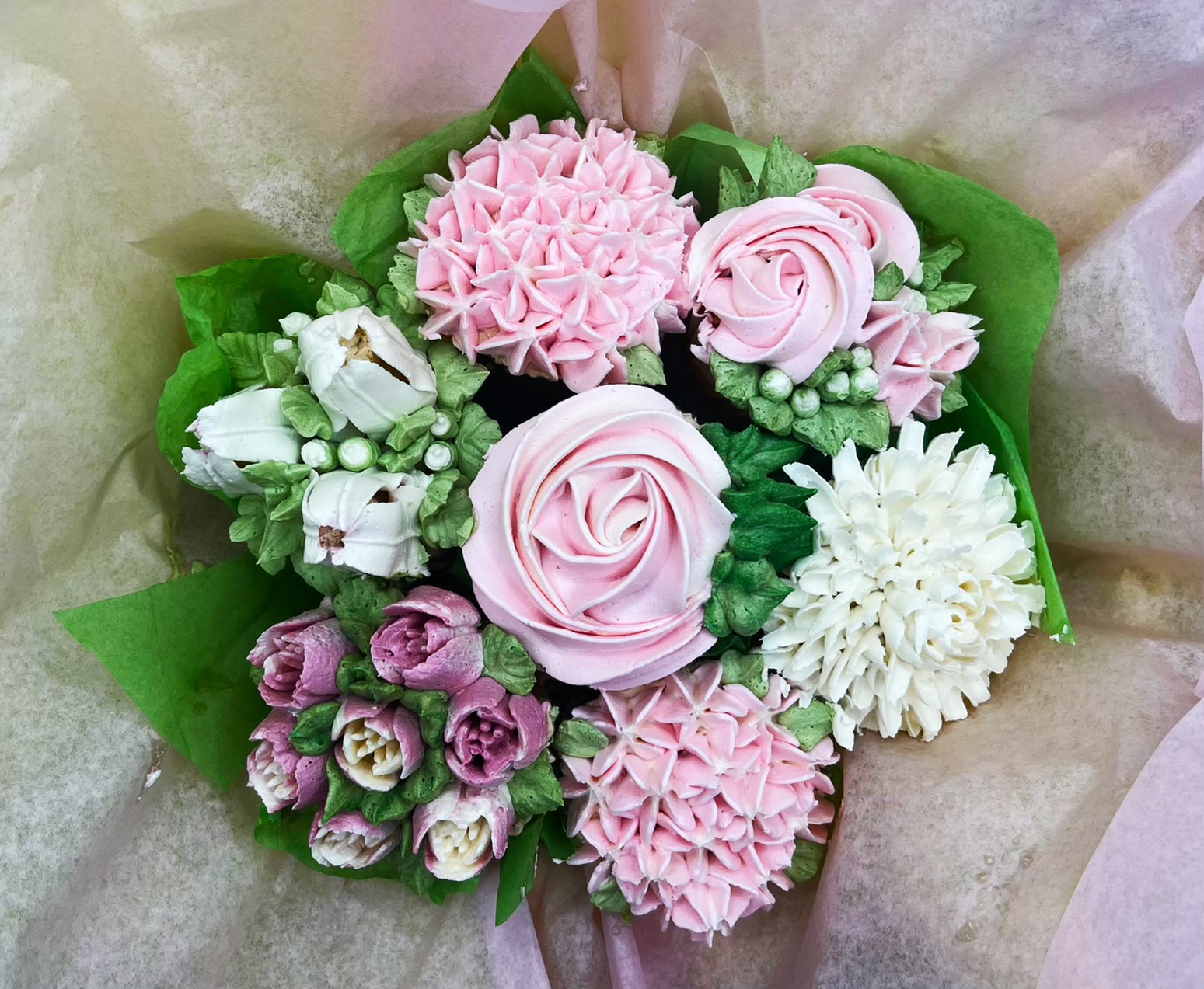 Flower Cupcake Bouquet