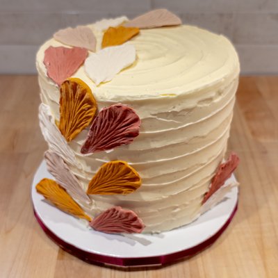 Pumpkin Spice Cake with Vanilla Bean Frosting 