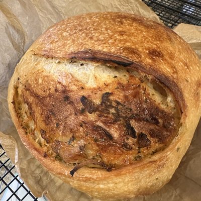 Garlic Parmesan Sourdough