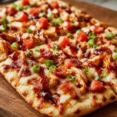 BBQ Chicken Club Flatbread