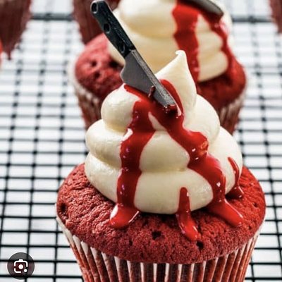 Halloween Cupcake- red Velvet 