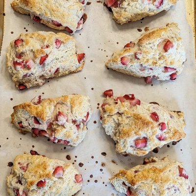 Strawberry Scones