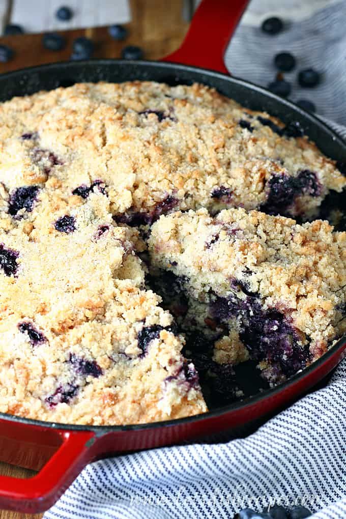 Blueberrie Buckle Coffee Cake