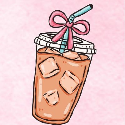 Caramel Vanilla Iced Coffee ☕