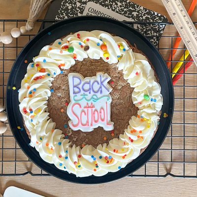 Back To School 9” Cookie Cake