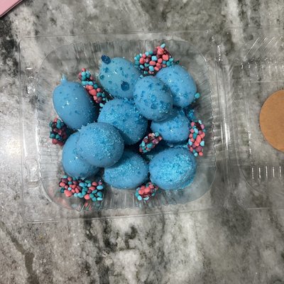 Blue Raspberry Candied Grapes (Regular Tray)