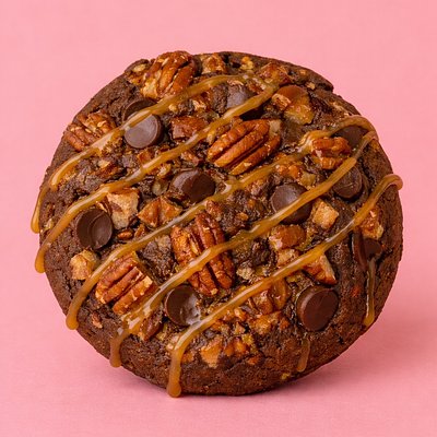 Chocolate Turtle Cookies Stuffed W/ Hazelnut Filling
