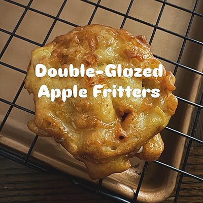 Double Glazed Apple Fritters