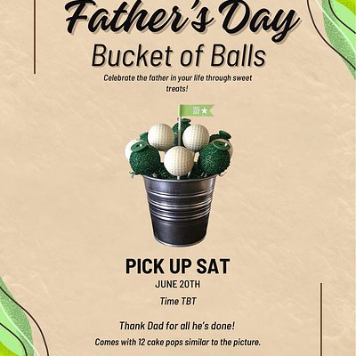 Father’s Day Bucket of Balls