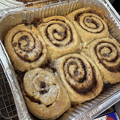 GF Sourdough cinnamon rolls 4pk