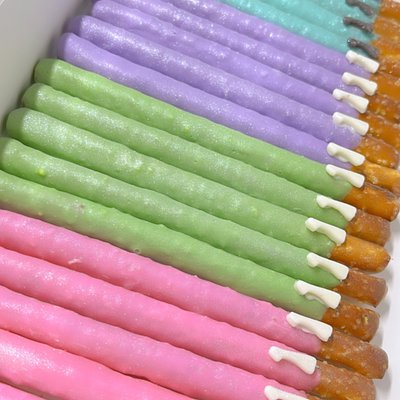 Dozen Chocolate Covered Pretzel Rods 