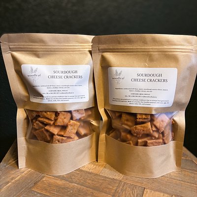 Sourdough Cheese Crackers - 1 Bag