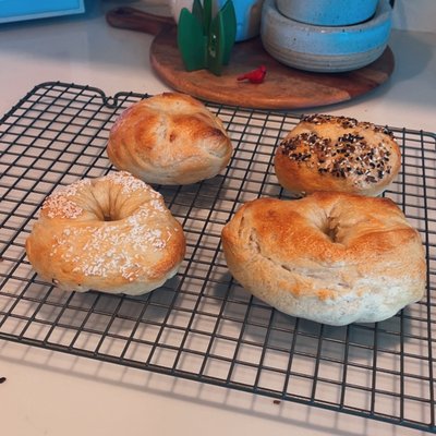 Sourdough Bagels