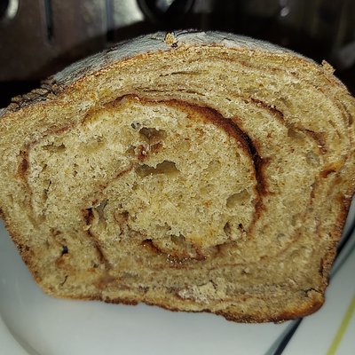 O.A.B.B Cinnamon Swirl House Recipe Sourdough Loaf