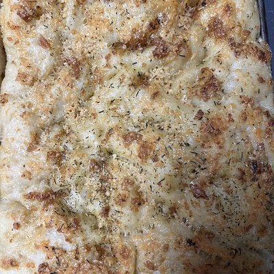 Sourdough Focaccia roasted garlic
