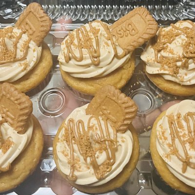 Biscoff Cookie Butter Cupcakes