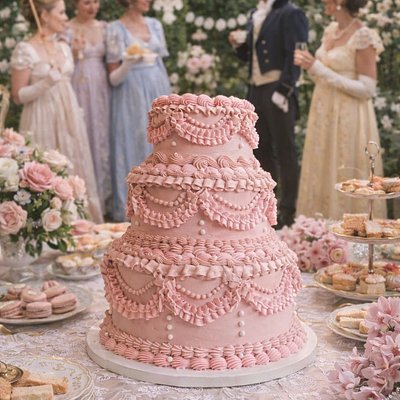 3 Tier Cake (85 Servings )