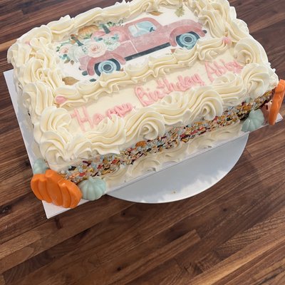 1/2 Sheet cake