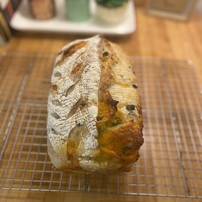 Jalapeño & Sharp Cheddar Sourdough Loaf 