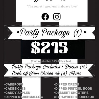 Party packages 1