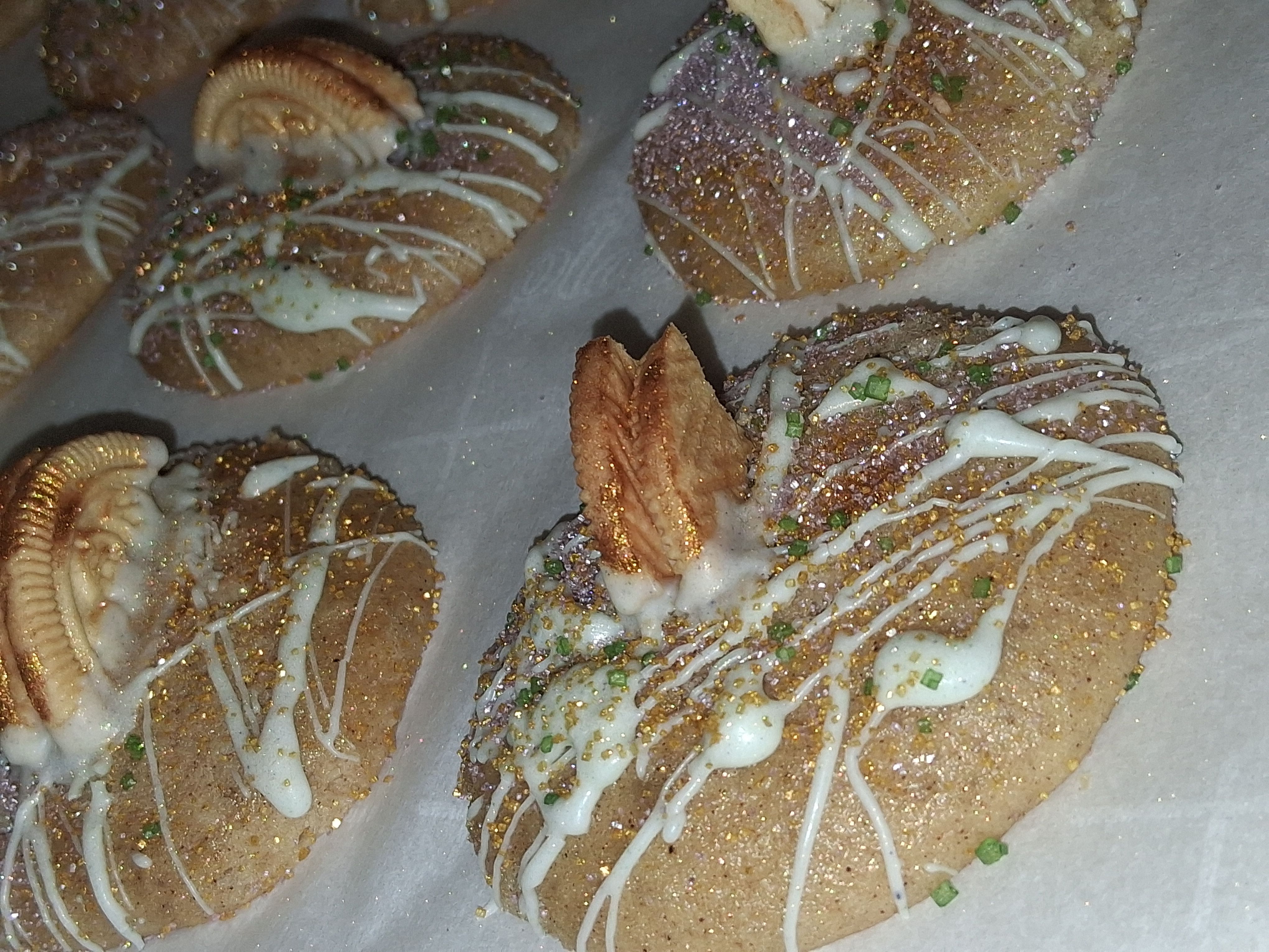 Cake Cookie- Mardi Gras