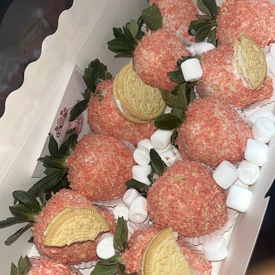 Strawberry Crunch Chocolate Covered Strawberries 