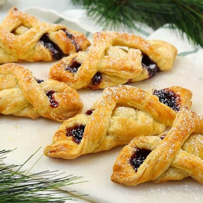 Blueberry Puff Pastry Danish