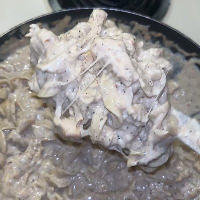 Jerk Chicken Alfredo w/ Garlic Bread 