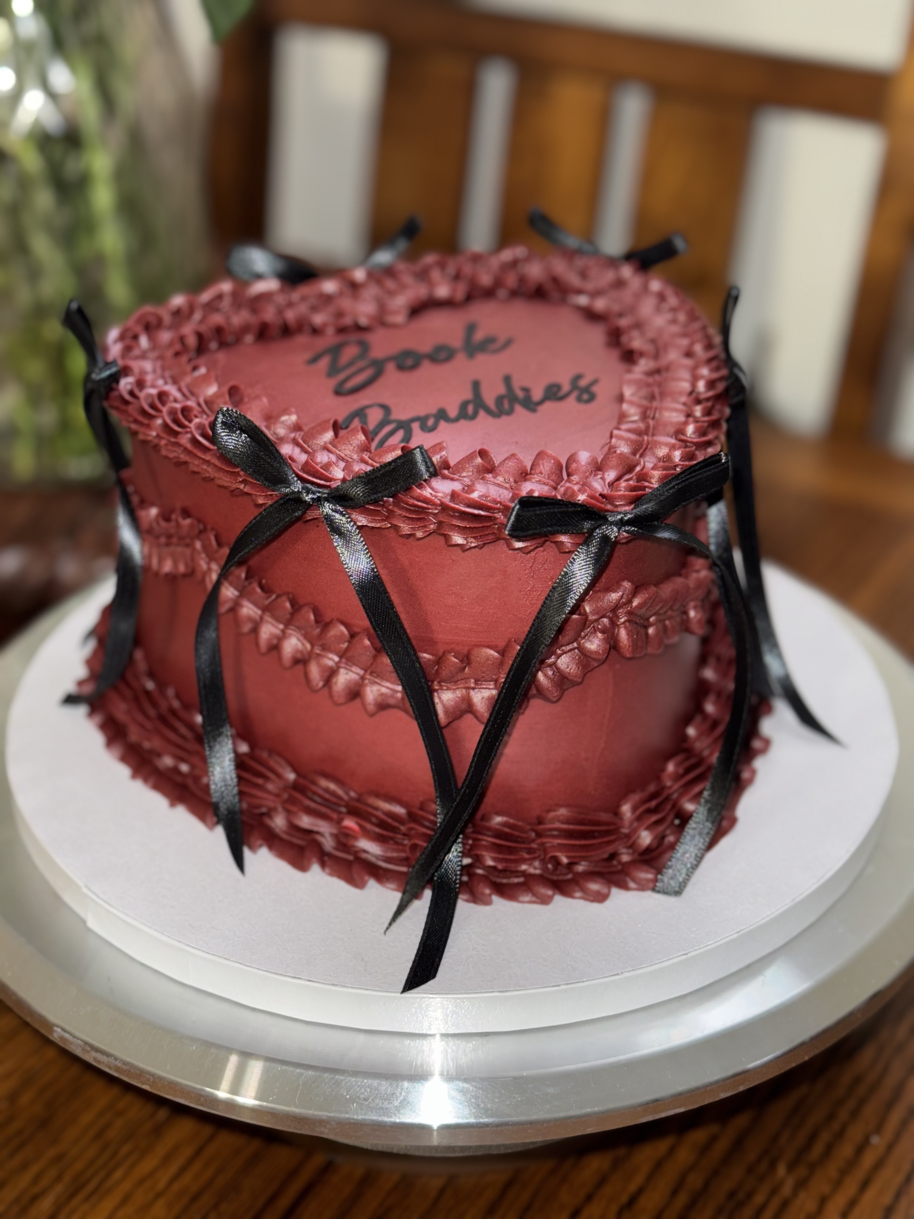 Custom Heart Cake