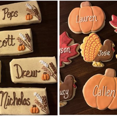 Personalized Thanksgiving Placecards 