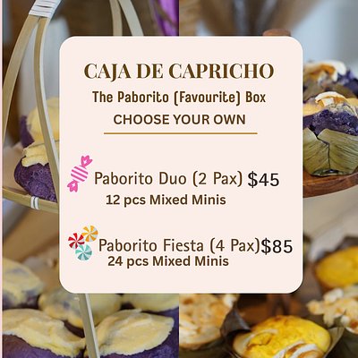 Paborito Fiesta (4pax) - Caja De Capricho
