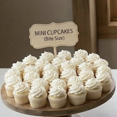 Custom Mini Cupcakes (dozen) 