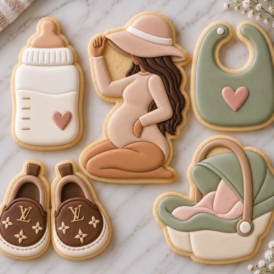 Baby Shower Cookie Set