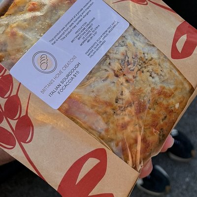 Italian Mozzarella Garlic Sourdough Focaccia 