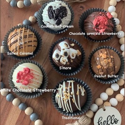 4 Pack -Chocolate Bombs Your Choice Flavors 