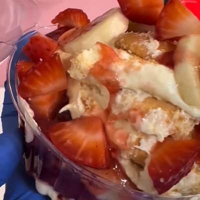 Strawberry Banana Pudding 