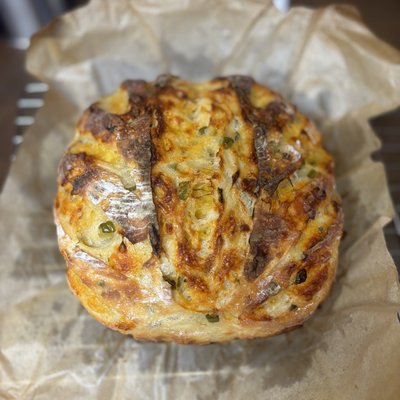 Jalapeno Cheddar Sourdough Loaf