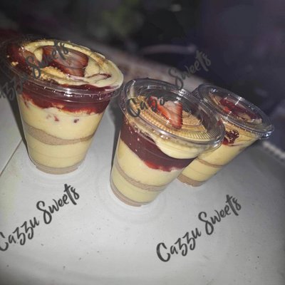 Strawberries Cheesecake 6oz cups 